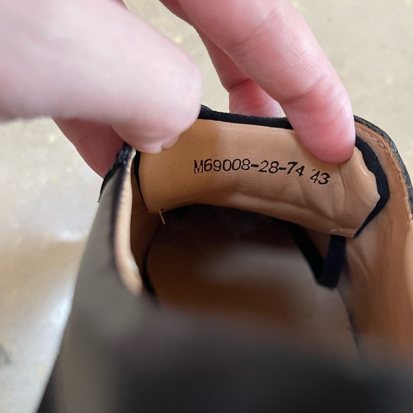 ZILLI Black Leather and Suede Mens Italian Sneakers - SIZE: US 9 (EU 43) - Picture 6 of 7